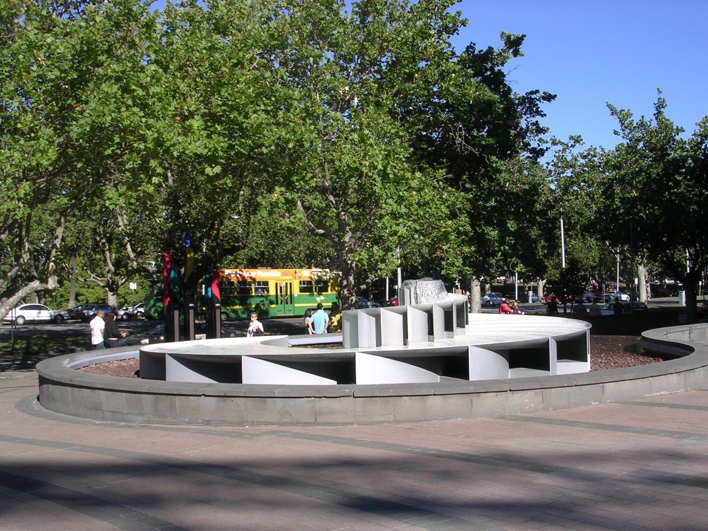 Melbourne State Theatre Fountain