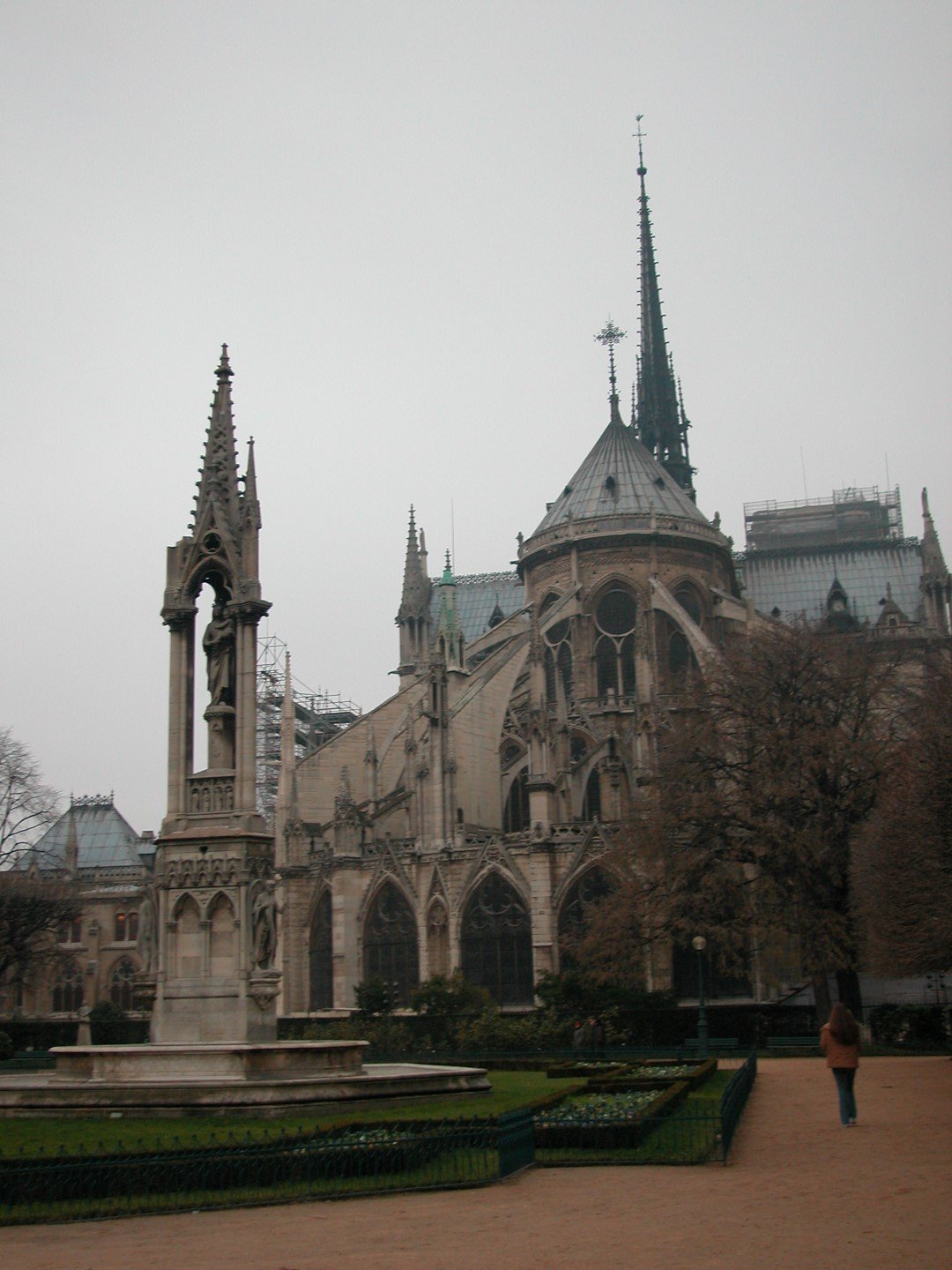 back of Notre Dame