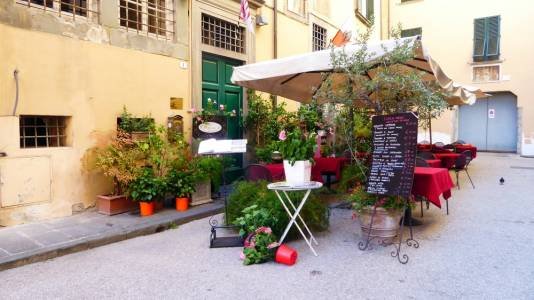 Italy Lucca 2016 Puccini Piazza